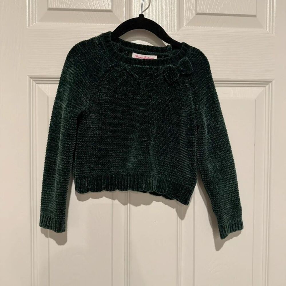 Tommy Bahama girls green sweater size 4T